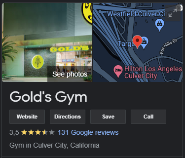 Golds Gym Culver City
